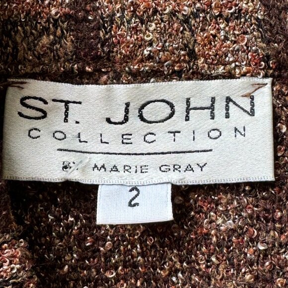 St. John Knit Blazer Dress Size 2 - Picture 6 of 6